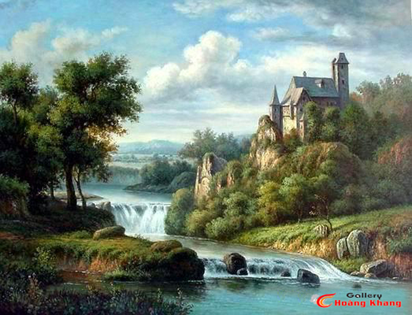 Tranh Núi - Nước - Phong Thuỷ